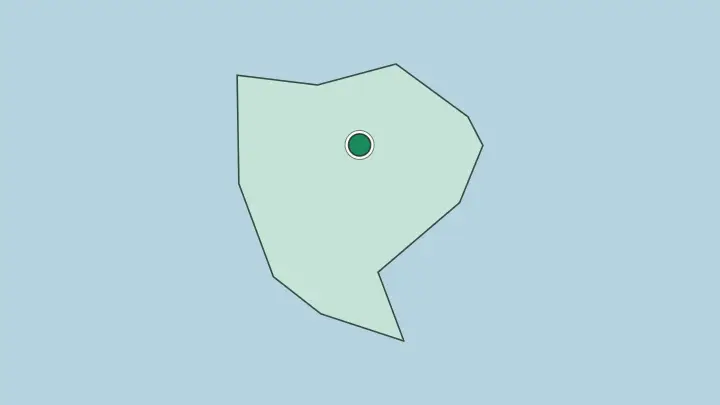 Map of Paramaribo in Suriname