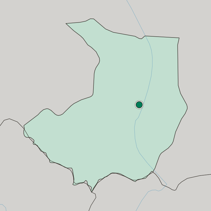 Map showing Juba — In Central Equatoria State