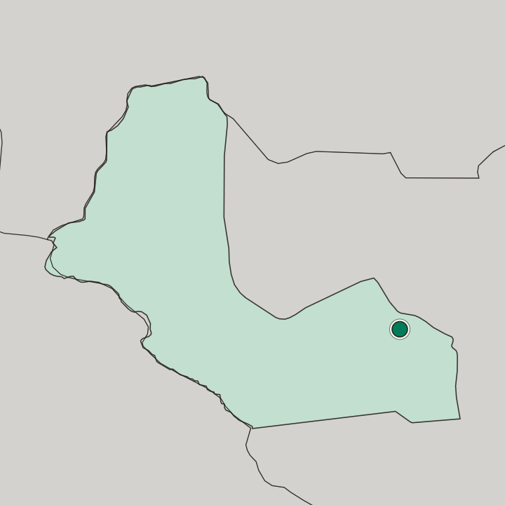Map showing Wau — In Western Bahr el Ghazal State