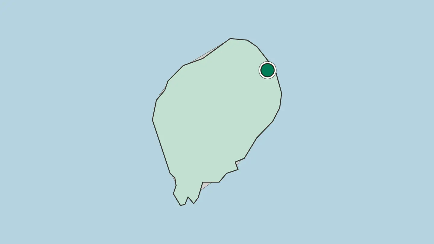 Map of São Tomé in São Tomé and Príncipe