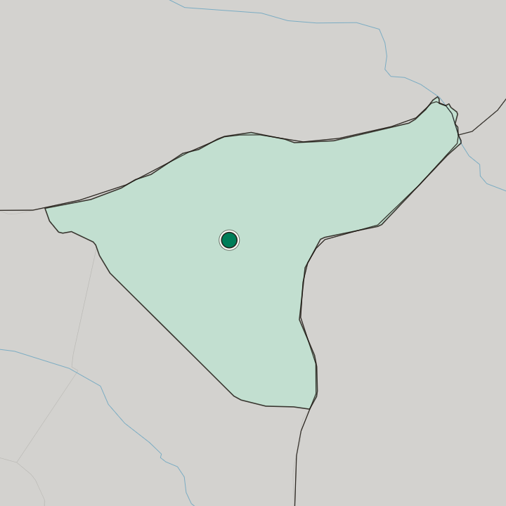 Map showing Al Ḩasakah — In Al-Hasakah Governorate