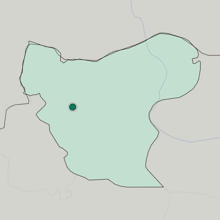 Map showing Aleppo — In Aleppo Governorate