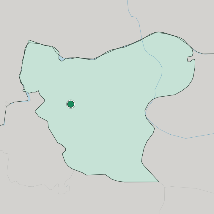 Map showing Aleppo — In Aleppo Governorate