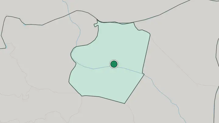 Map of Ar Raqqah in Syria