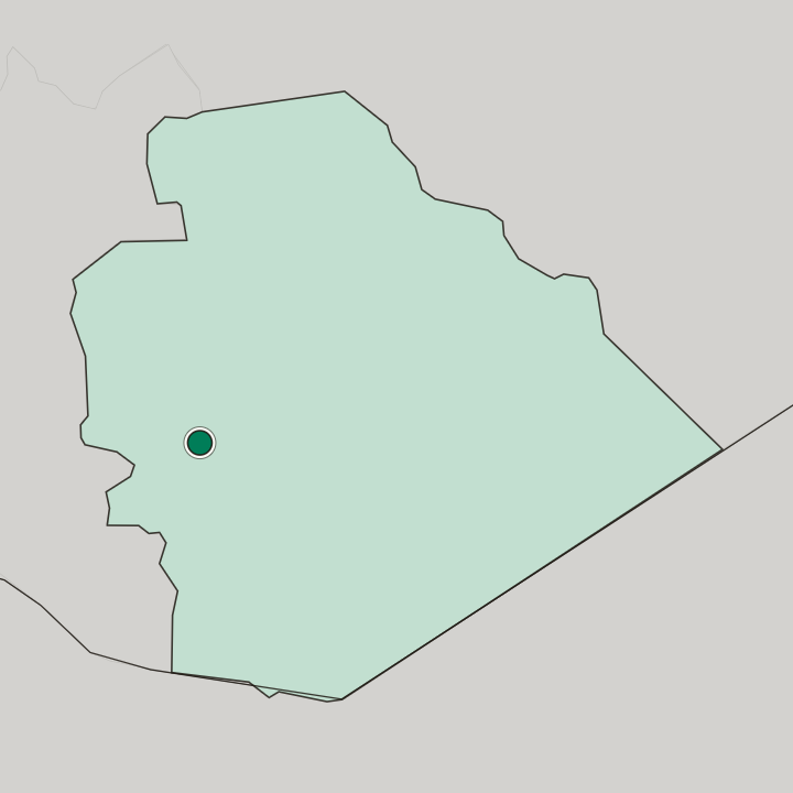 Map showing As-Suwayda — In As-Suwayda Governorate