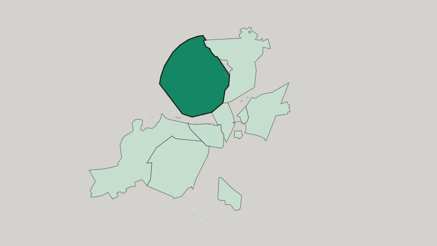 Map of Abu Jarash in Damascus