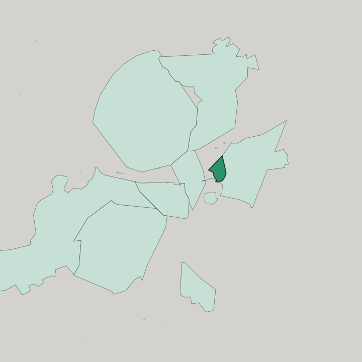 Map showing Al Qusa' — In Damascus