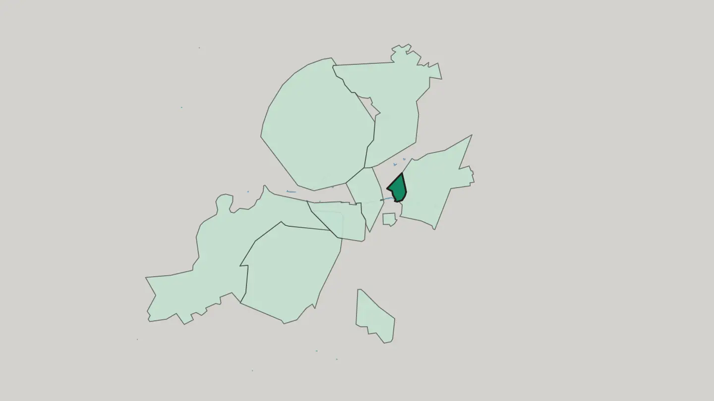 Map of Al Qusa' in Damascus