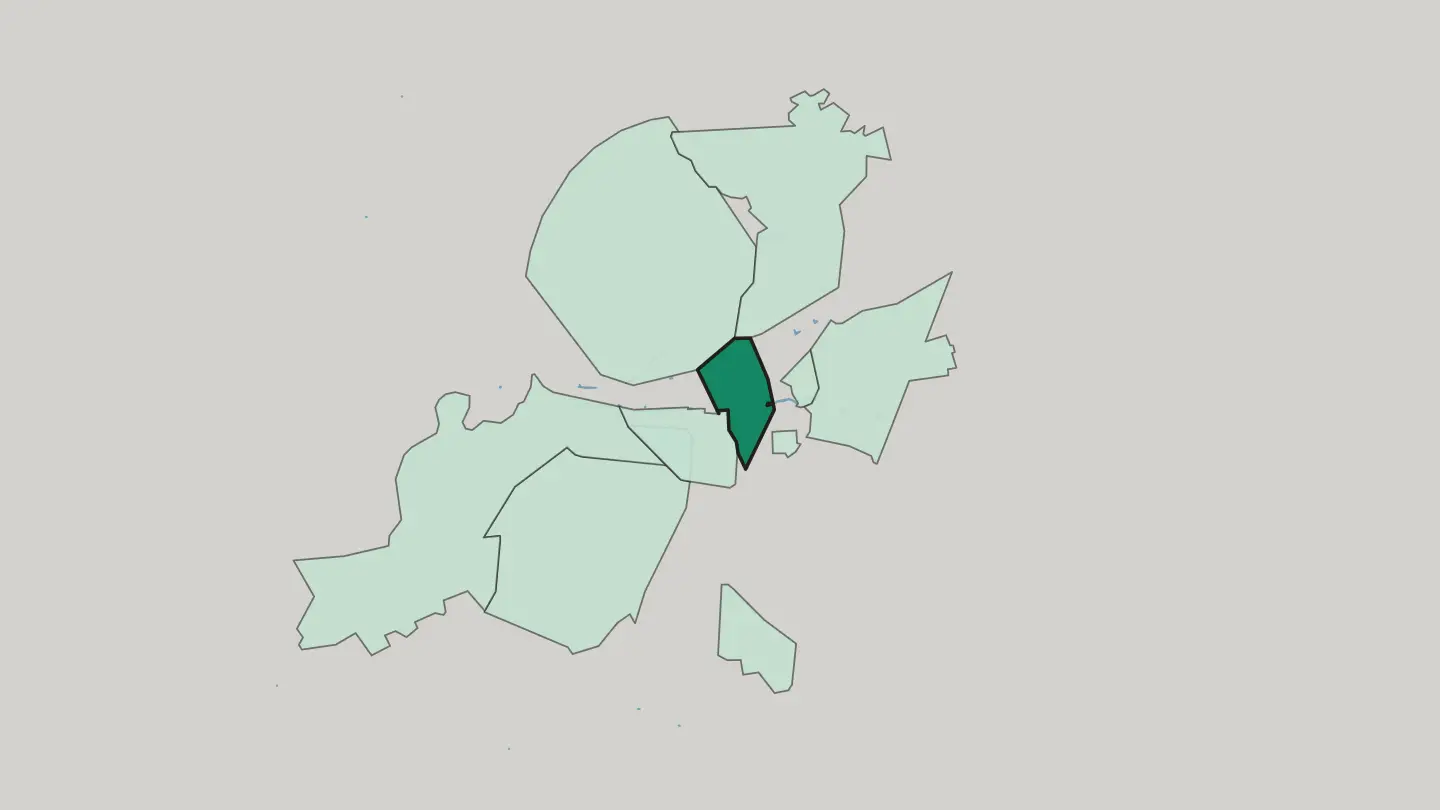 Map of Bab al-Faraj in Damascus