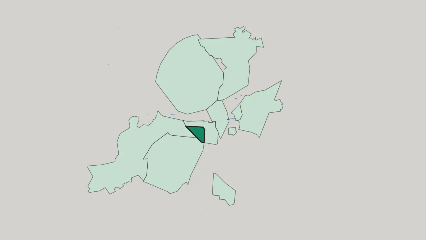 Map of Baramkeh in Damascus