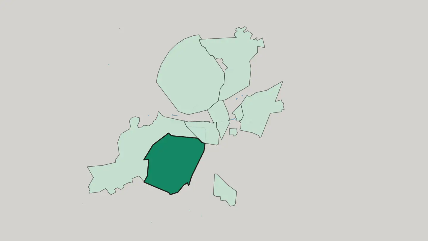 Map of Kafr Sousa in Damascus