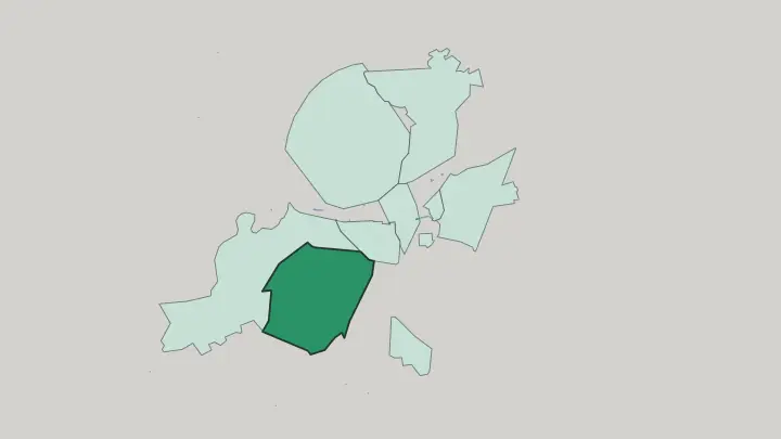 Map of Kafr Sousa in Damascus