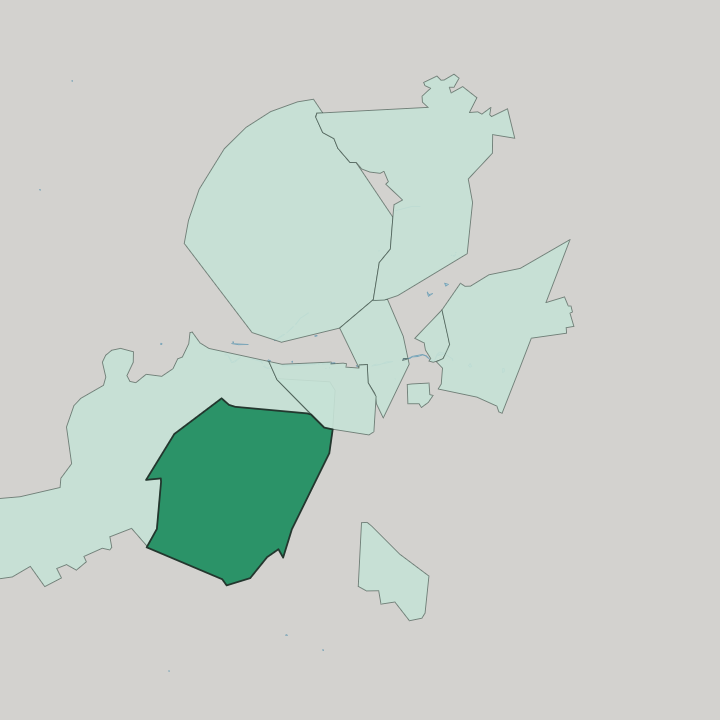 Map showing Kafr Sousa — In Damascus