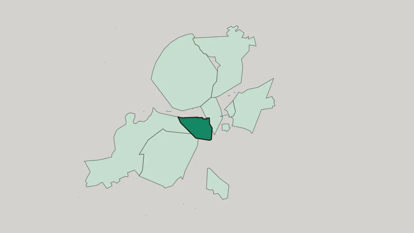 Map of Qanawat in Damascus
