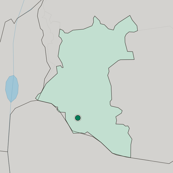 Map showing Dar‘ā — In Daraa Governorate