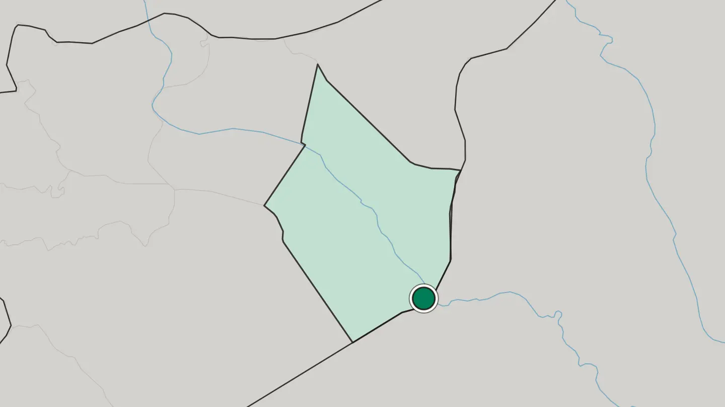 Map of Ālbū Kamāl in Syria