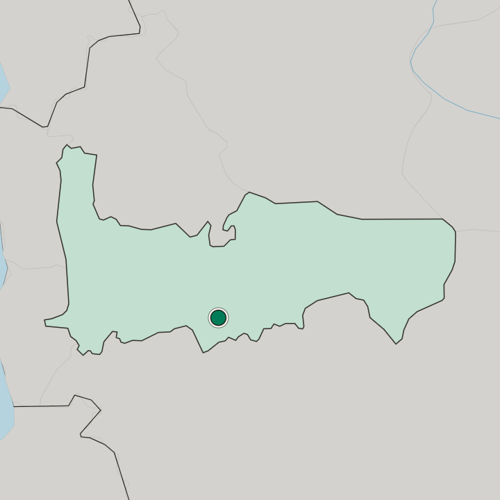 Map showing As Salamīyah — In Hama Governorate