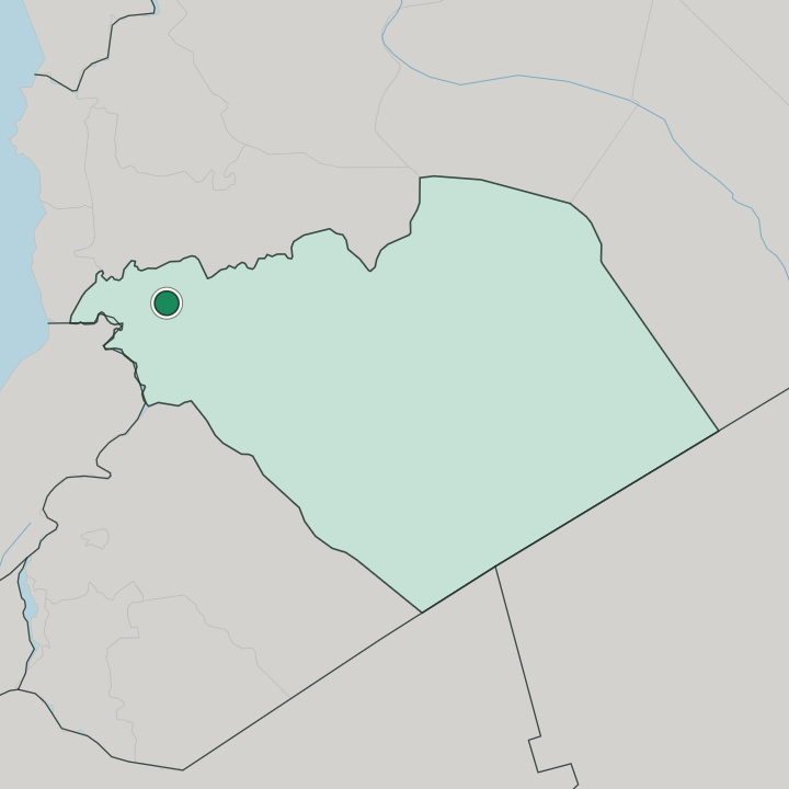 Map showing Homs — In Homs Governorate