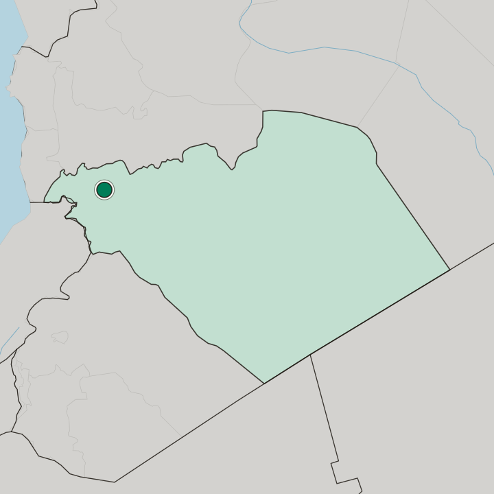 Map showing Homs — In Homs Governorate