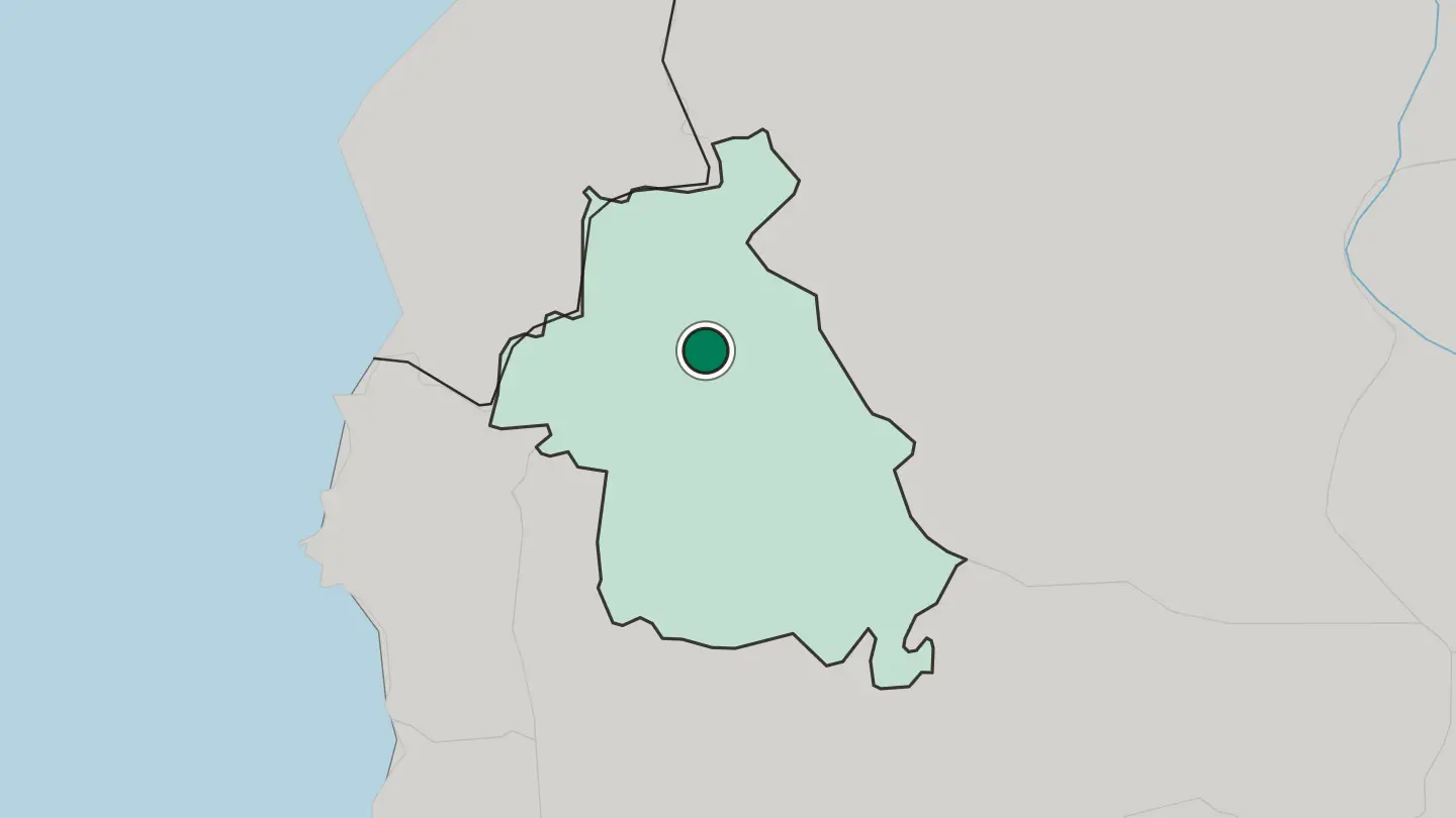 Map of Idlib in Syria