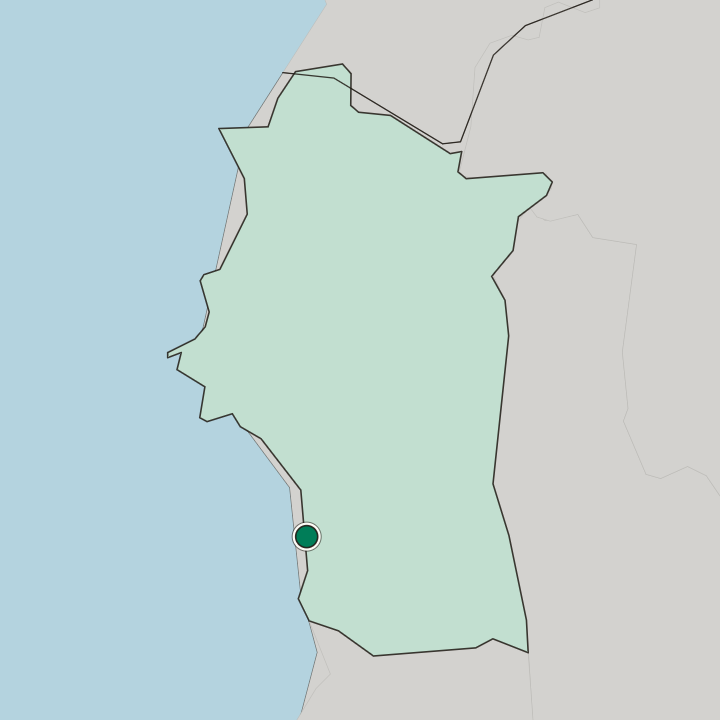 Map showing Jablah — In Latakia Governorate