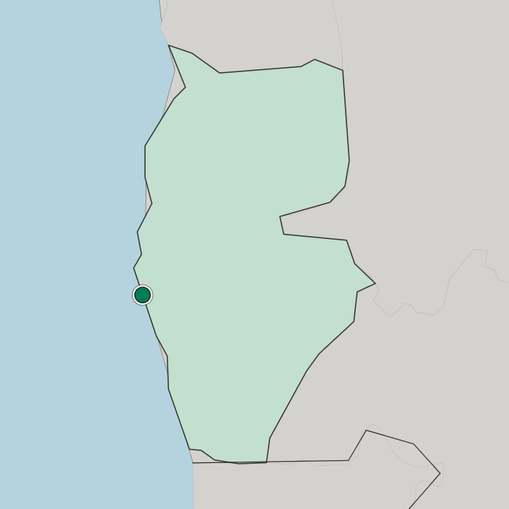 Map showing Ţarţūs — In Tartus Governorate