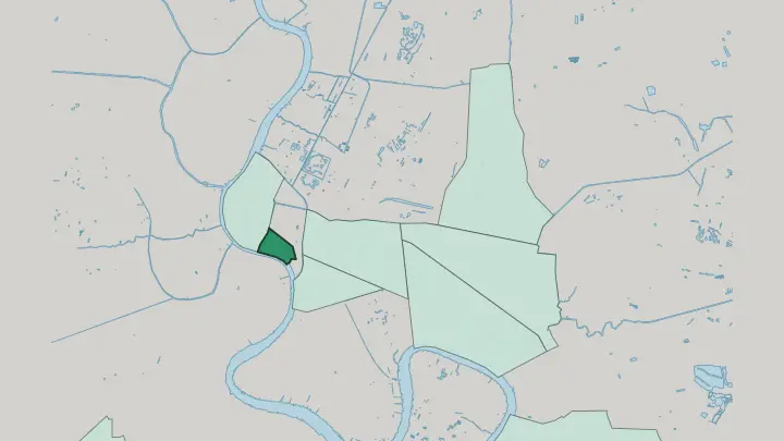 Map of Chinatown in Bangkok