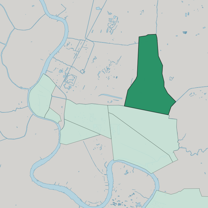 Map showing Huai Khwang — In Bangkok