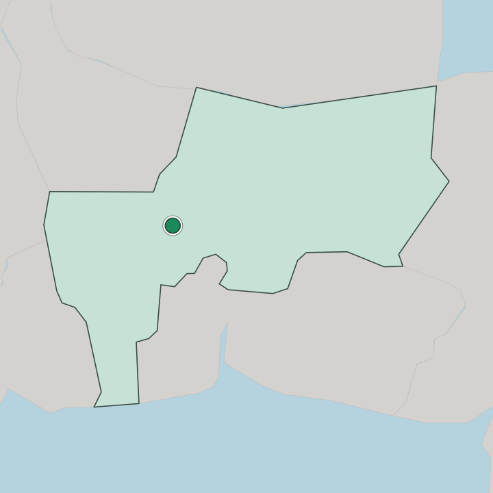 Map showing Bangkok — In Bangkok