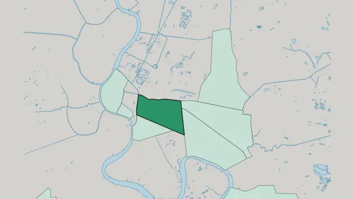 Map of Pathum Wan in Bangkok