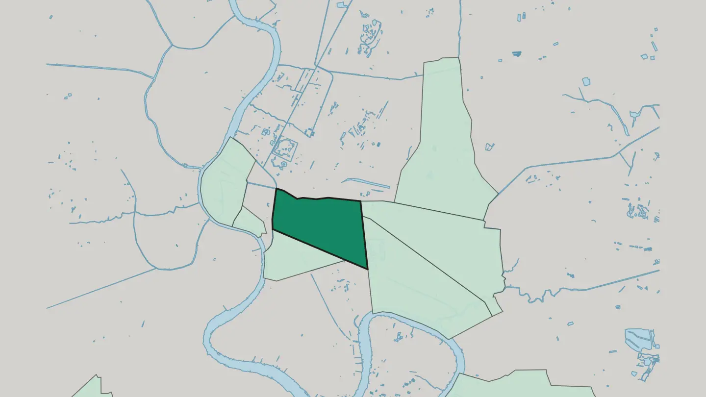 Map of Pathum Wan in Bangkok