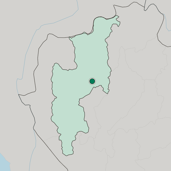 Map showing Chiang Mai — In Changwat Chiang Mai