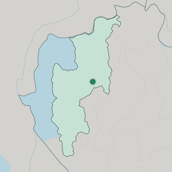 Map showing Chiang Mai — In Changwat Chiang Mai