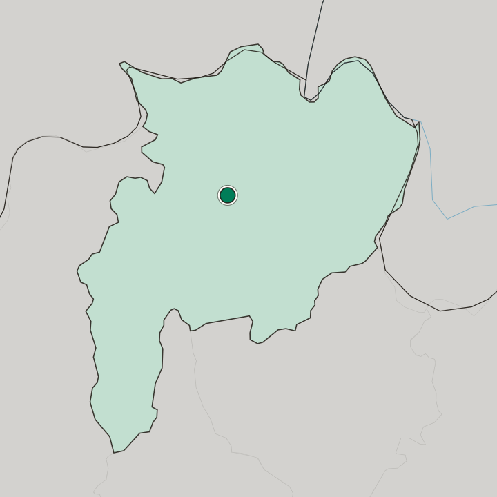 Map showing Chiang Rai — In Changwat Chiang Rai