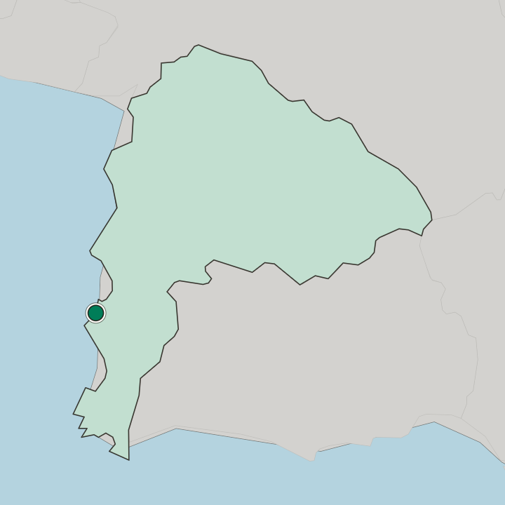 Map showing Pattaya — In Changwat Chon Buri