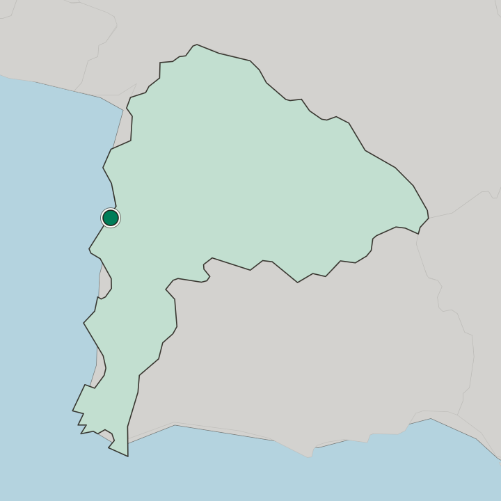 Map showing Si Racha — In Changwat Chon Buri