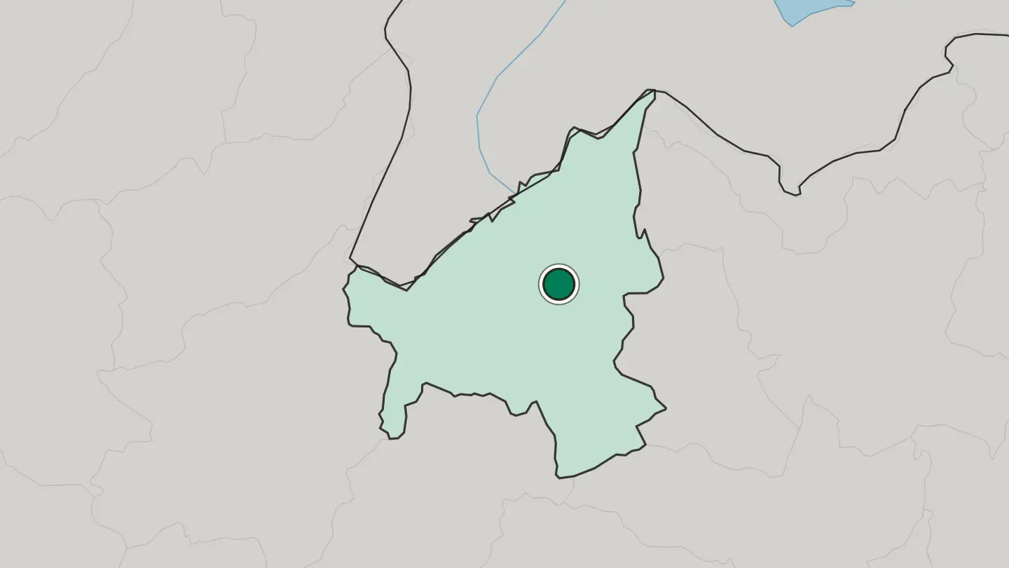 Map of Loei in Thailand