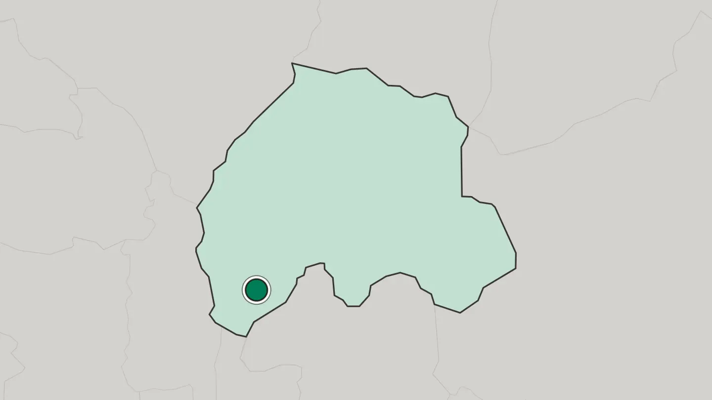 Map of Lop Buri in Thailand