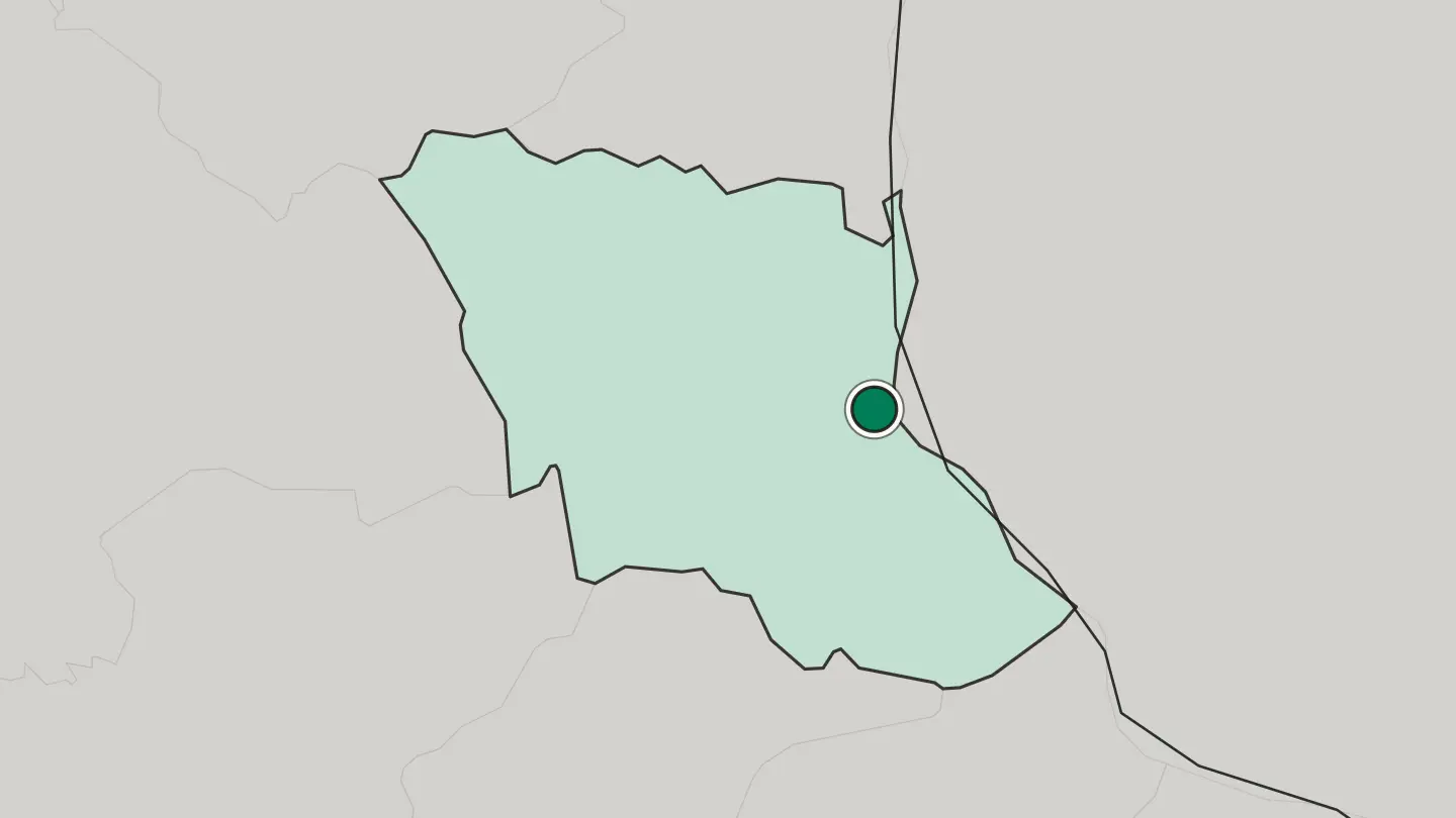 Map of Mukdahan in Thailand