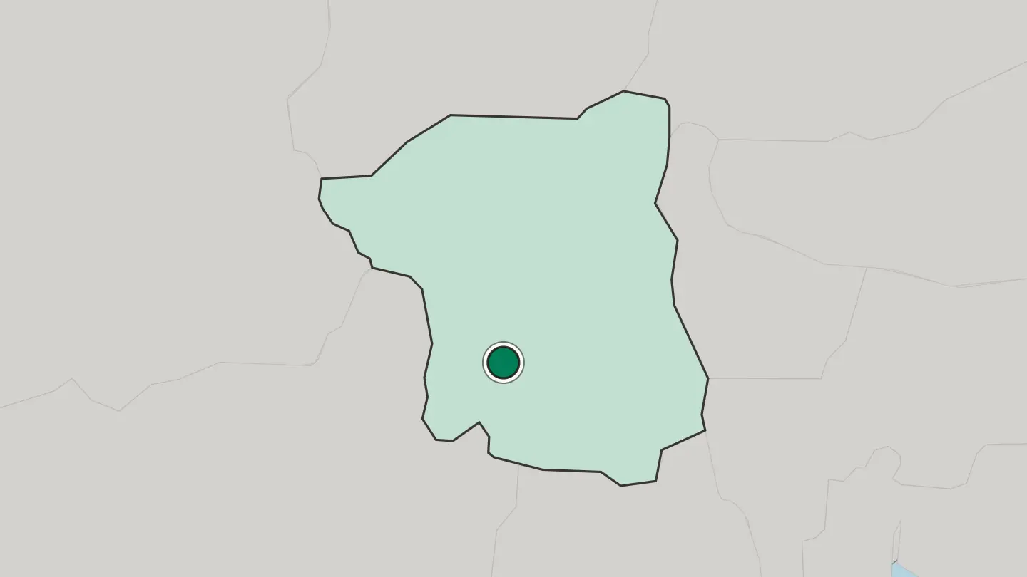 Map of Nakhon Pathom in Thailand