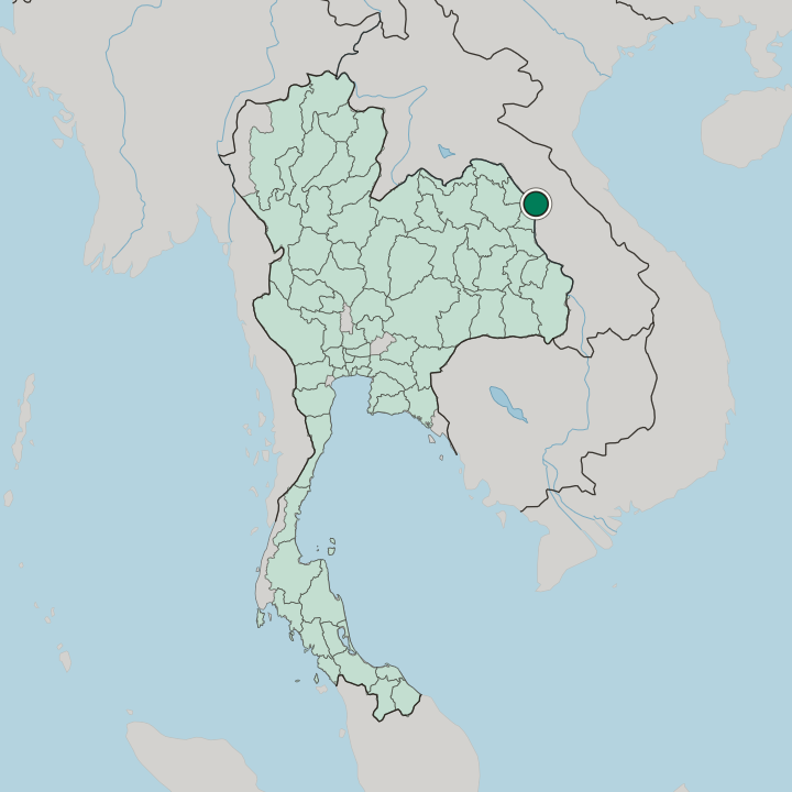 Map showing Nakhon Phanom — In Thailand