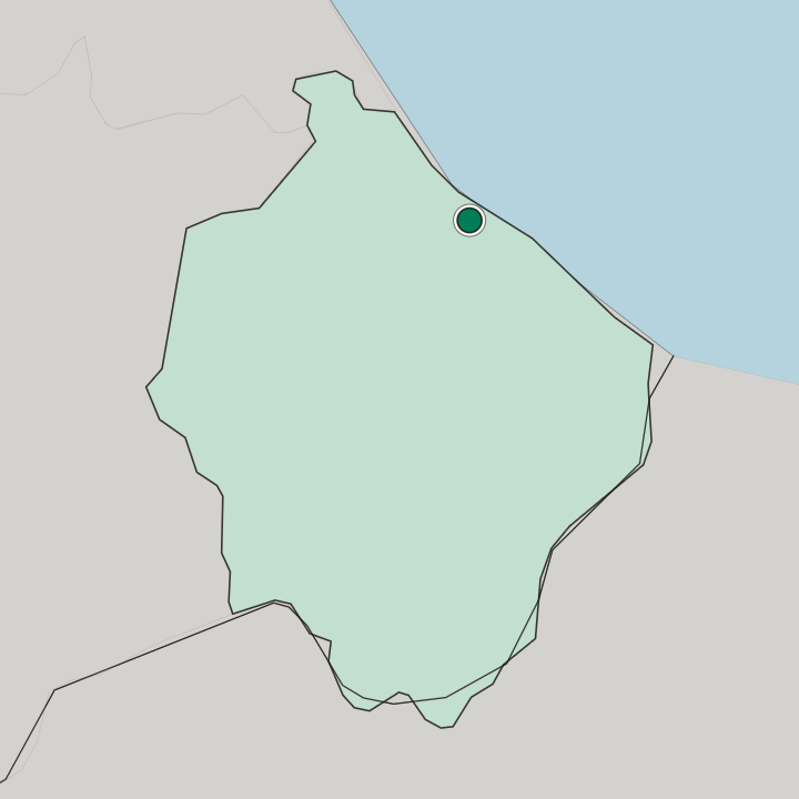 Map showing Narathiwat — In Changwat Narathiwat
