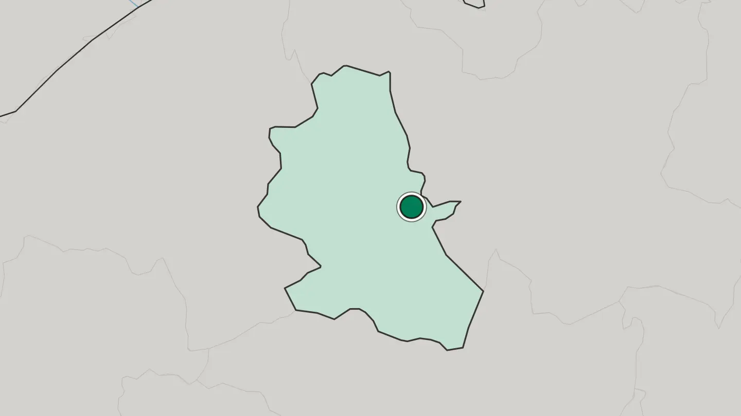 Map of Nong Bua Lamphu in Thailand