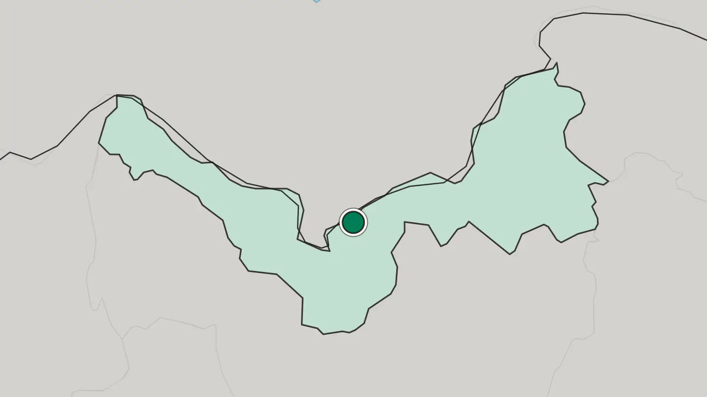 Map of Nong Khai in Thailand