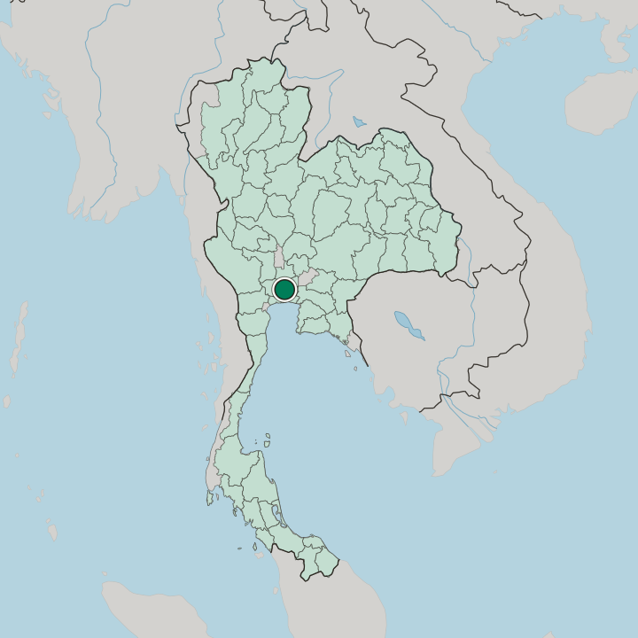Map showing Mueang Nonthaburi — In Thailand
