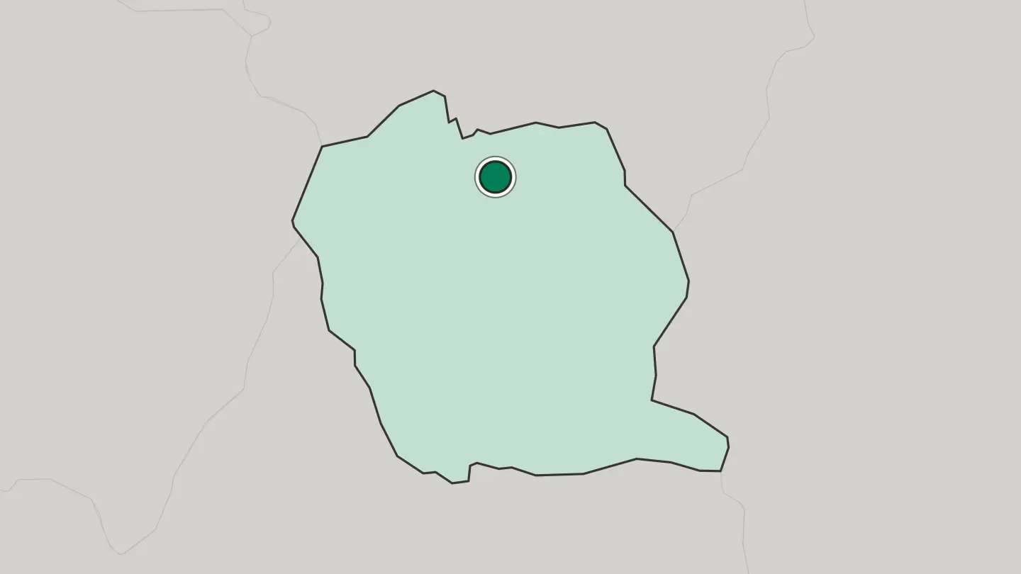 Map of Phichit in Thailand