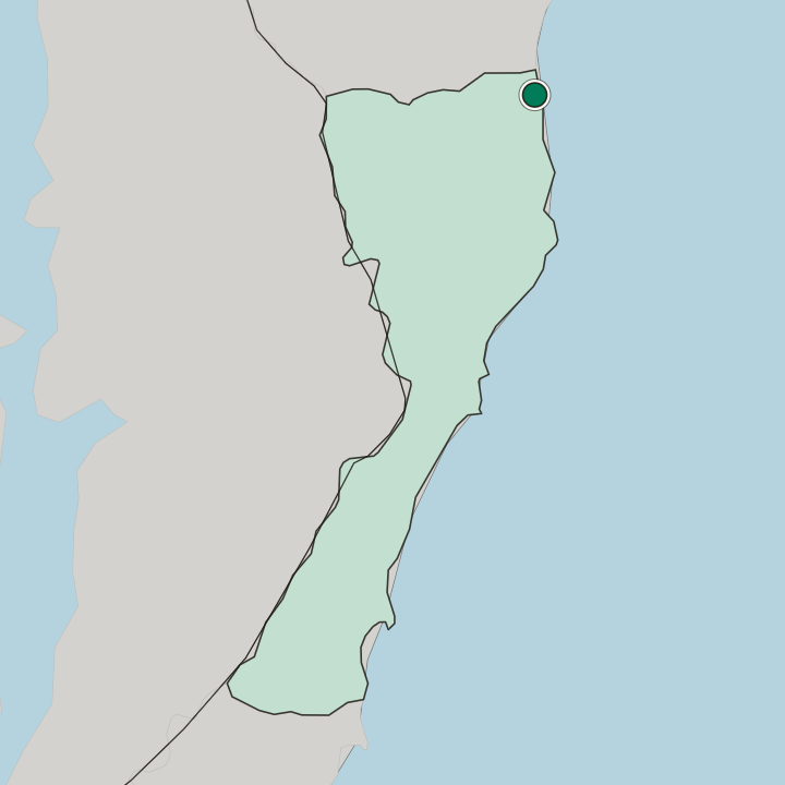Map showing Hua Hin — In Changwat Prachuap Khiri Khan