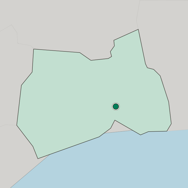 Map showing Samut Sakhon — In Changwat Samut Sakhon