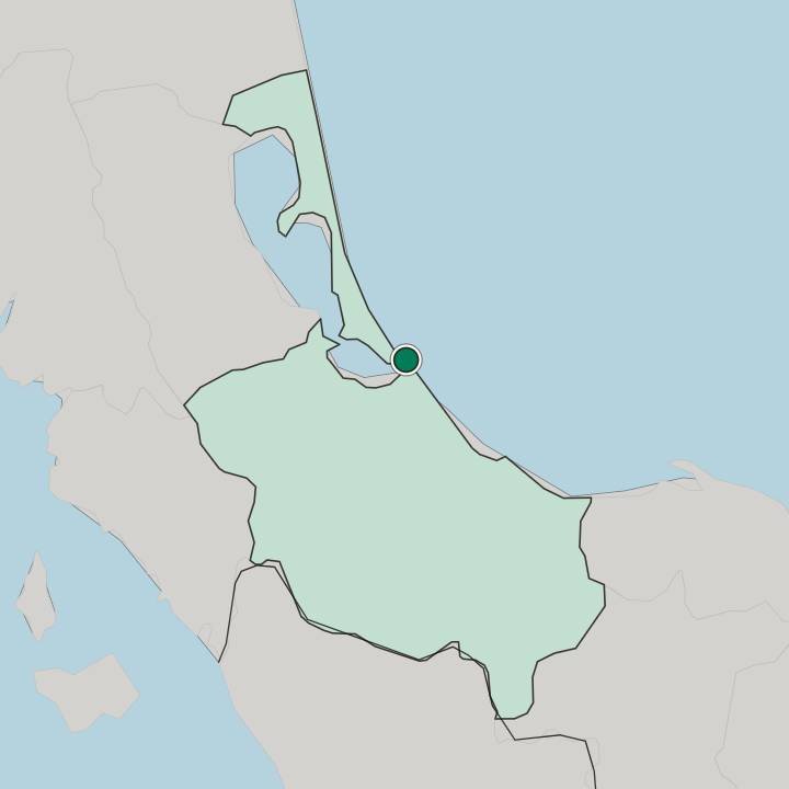 Map showing Songkhla — In Changwat Songkhla