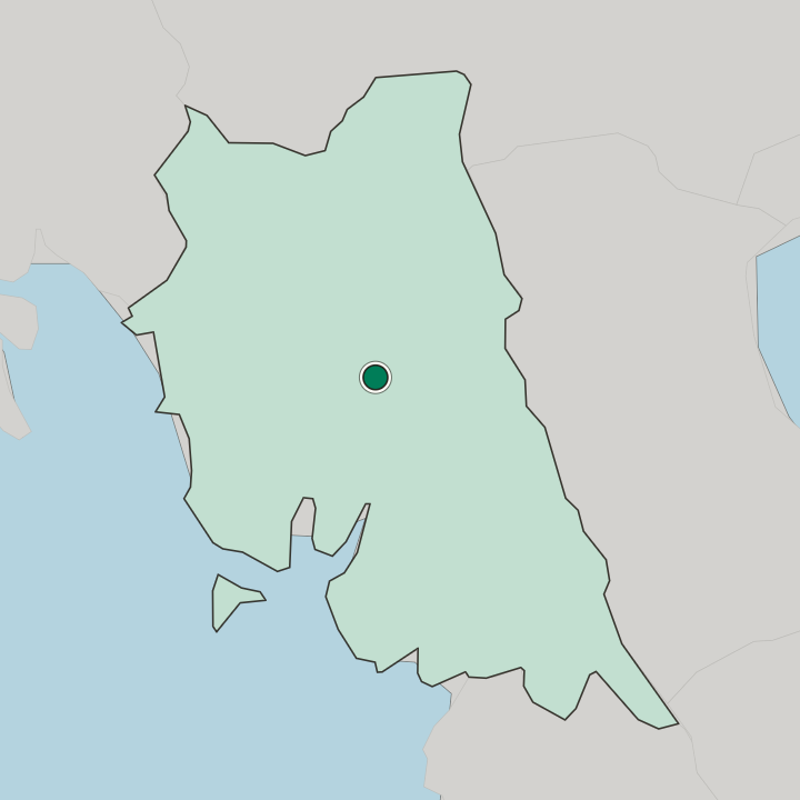 Map showing Trang — In Changwat Trang